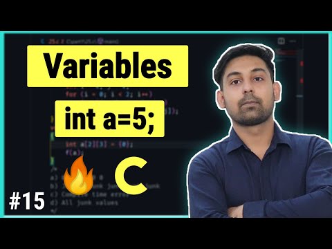 Variables In 'C' Language | Lecture In Hindi By Nirbhay Kaushik