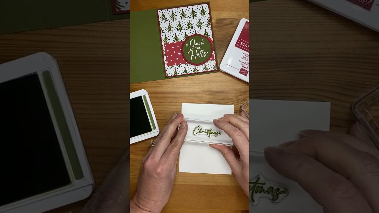 Stampin' Up! Christmas Classics CAS Card 