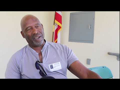 Los Angeles Lakers legend James Worthy speaks to students at Santa Clarita elementary school