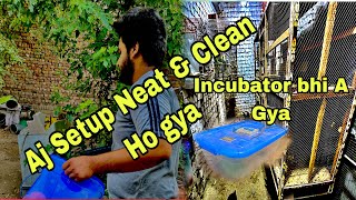 Setup Neat & Clean Ho Gya//Setup Per Incubator B A Gya—