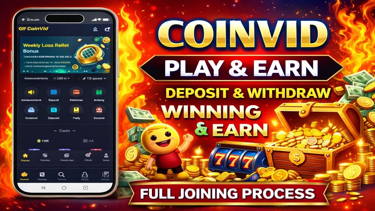 Coinvid platform free earning || how to join coinvid || Earning With Ali 