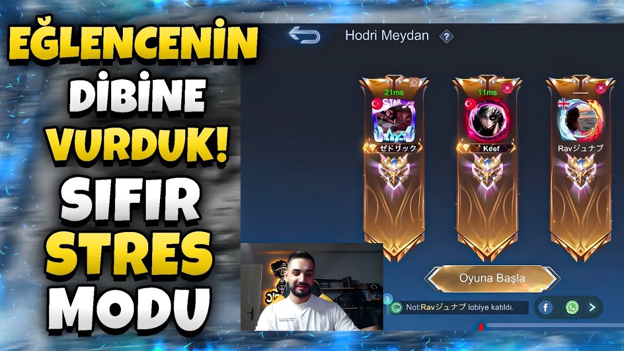 MLBB OYNARKEN HİÇ BU KADAR EĞLENMEMİŞTİM! - SIFIR STRES SESLİ TRİO - Mobile Legends