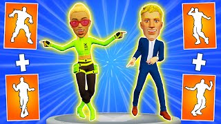 What happens if mix two Fortnite dances in one. Part 30. Introducing... emote + Criss Cross dance.