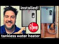  tankless water heater installation rheem tankless water heater installed and tested 478