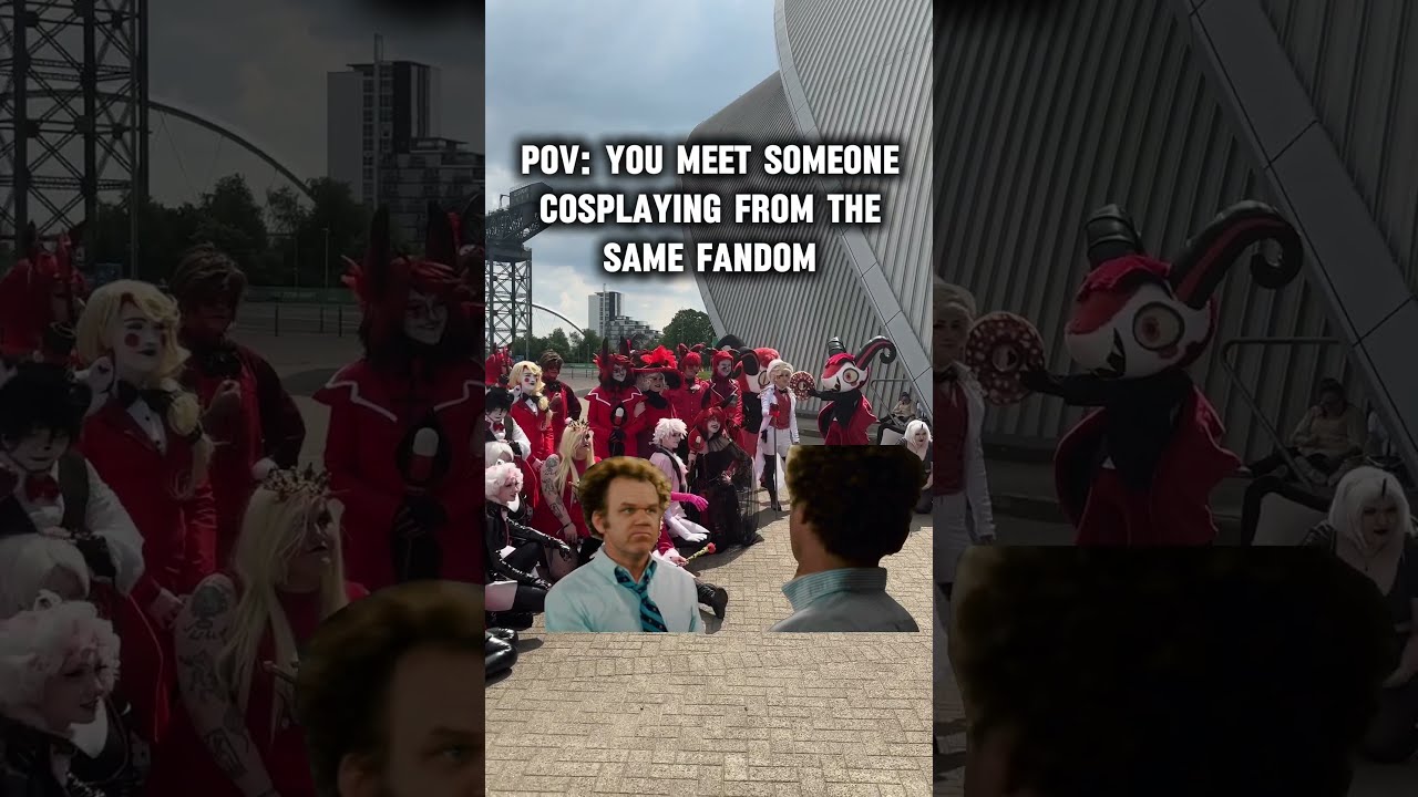 When You Meet Someone Cosplaying The Same Fandom Acmecomiccon Cosplay