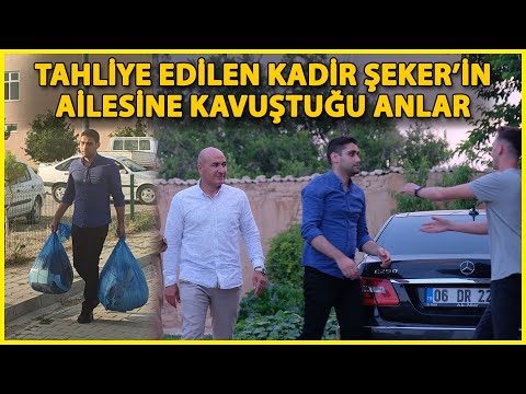 Tahliye Edilen Kadir Şekerin Ailesiyle Kavuştuğu Anlar