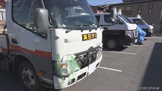 追突で押し出された軽トラックが衝突　前を歩いていた男性(74)はねられ死亡　岐阜(2022/11/14)