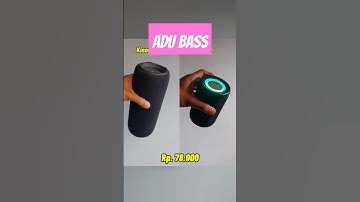 Adu Bass Speaker 100 Ribuan kisonli vs olike #speakerbluetoothterbaik