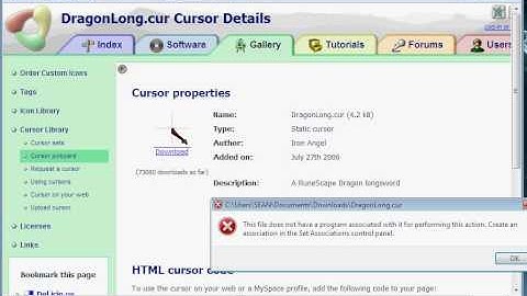How to get free runescape cursors - tutorial