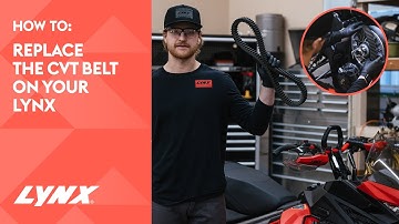 How to Replace the CVT Belt on Your Snowmobile | Lynx