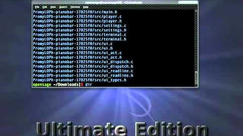 Linux BASH Tutorial Video 4 Install Pianobar from the source