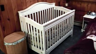 Assembly and review of our new Eddie Bauer Langley Crib. If you like this crib, it is available on Amazon: http://amzn.to/1JzF1hO.