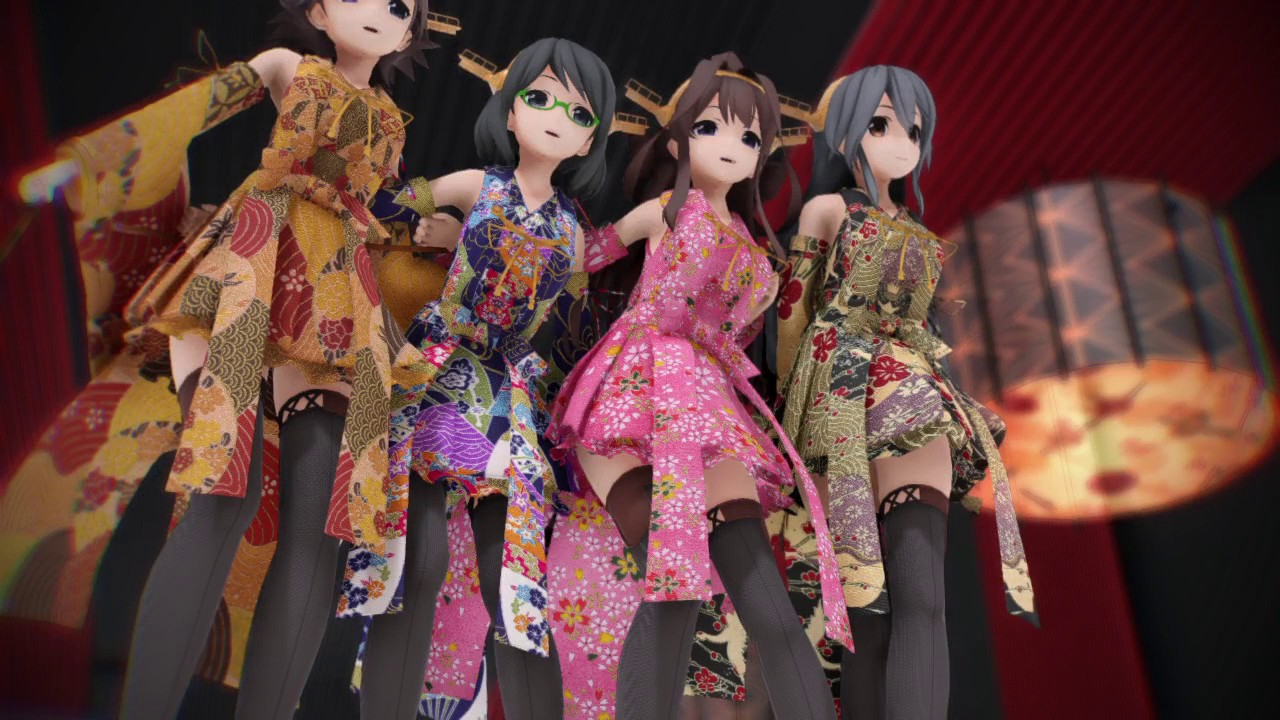 【MMD艦これ】金剛型 Tokio Funka(ver.full)