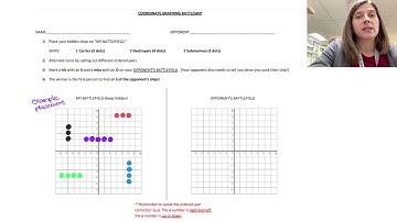 Coordinate Plane Battleship