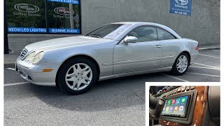 2002 Mercedes Cl500 Custom Carplay Install W Audison Audio System