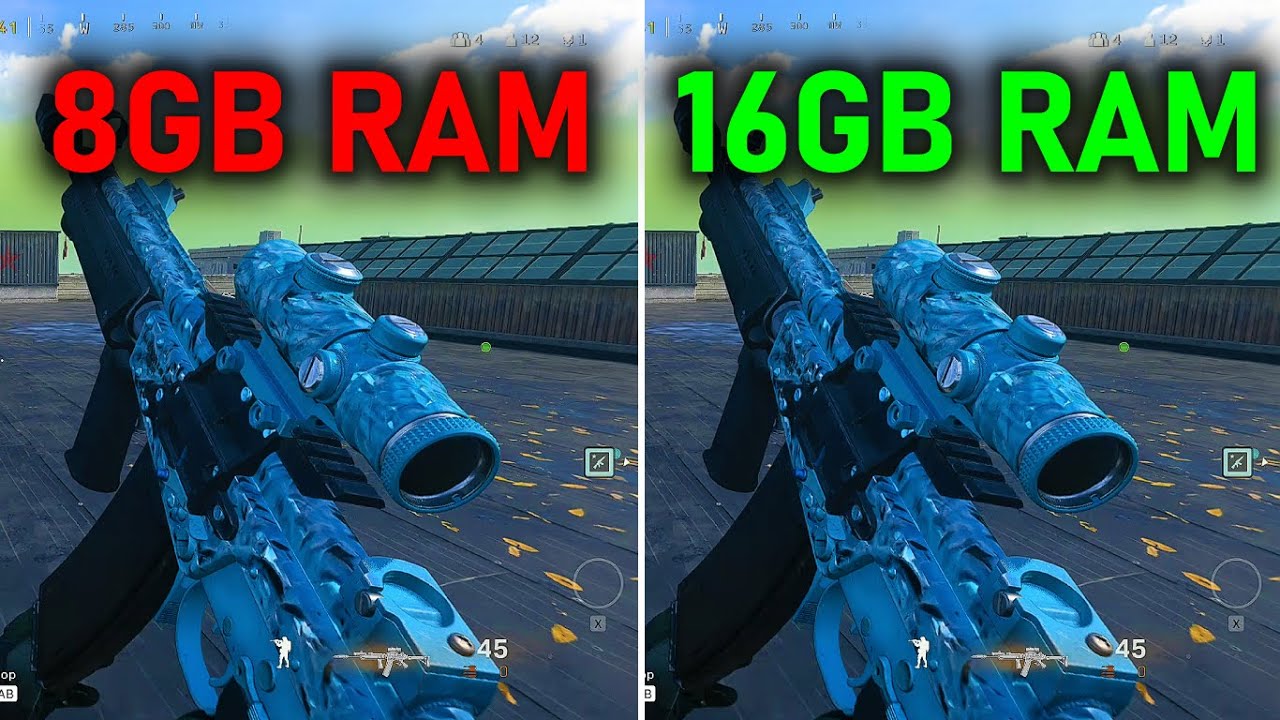 Call of Duty: Warzone 8GB RAM vs 16GB RAM || i3 10100F + GTX 1650 - YouTube