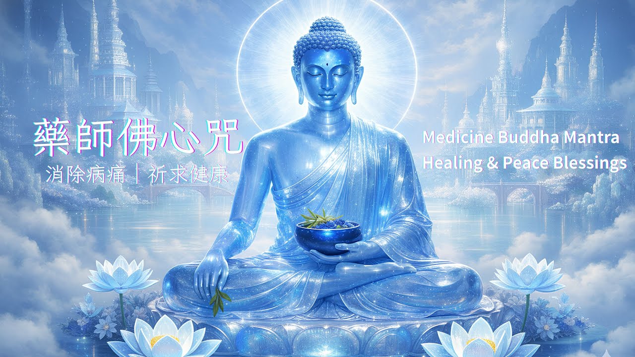 藥師佛心咒｜除病祈安・祈願健康 Medicine Buddha Mantra | Healing & Peace Blessings 