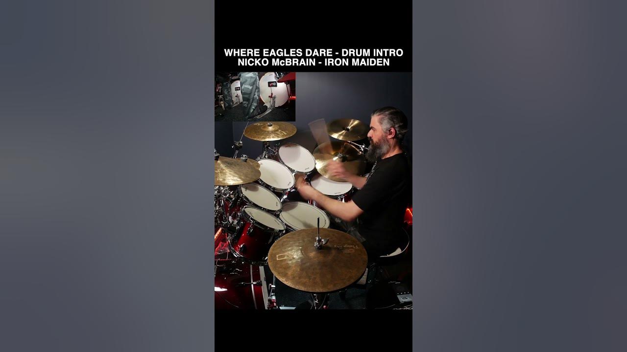 WHERE EAGLES DARE - DRUM INTRO - NICKO MCBRAIN - IRON MAIDEN WHERE EAGLES DARE - DRUM INTRO - NICKO MCBRAIN - IRON MAIDEN