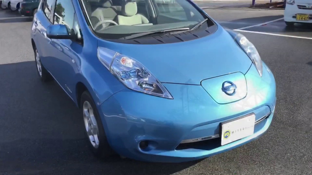 Sold out 2011 Nissan leaf ZE0007215 Japanese used car export eco electric vehicle ev 