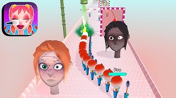 Makeup Kit Runner ​- All Levels Gameplay Android,ios (Levels 31-33)