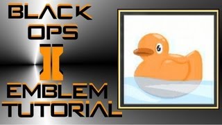 Call Of Duty Black Ops 2 Rubber Duck Emblem Tutorial