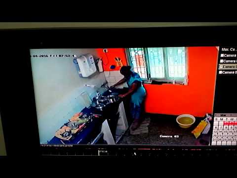 Maid Urinating in Utensils Caught on Camera(1)