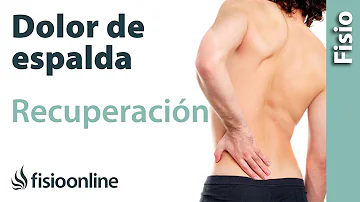 ¿Cómo fortalecer la musculatura lumbar?