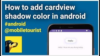 Android : How to add a Cardview shadow screenshot 2