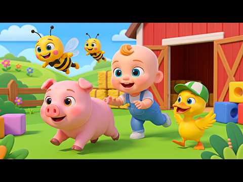 🎵🐷 El Baile de Celestino 🐝 Abejita Chiquitita 🐥 El Patito Feliz & Vaca Lola 🐮 | Kids Songs