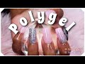 How to do POLYGEL with FULL COVER NAIL TIPS | APRES DUPE, 123 GO DUPE | MY WORST CLIENT EVER 😡