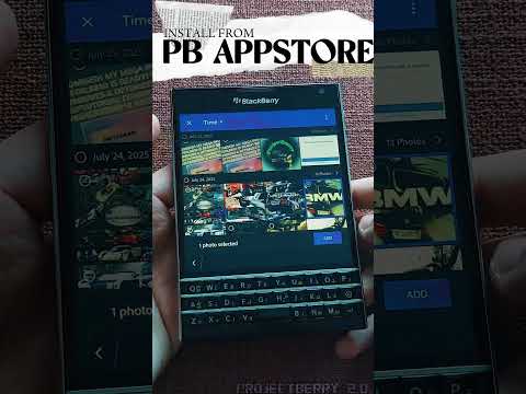 Adobe Lightroom📸 on the #blackberry passport #blackberry10 #2026