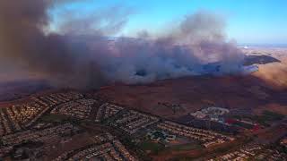 Fire in American Canyon, California