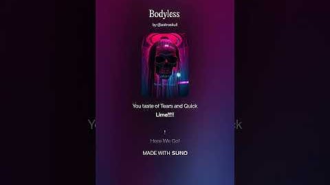 Thumbnail of Bodyless - NeonAstronaut (experimental 'death dance' music)