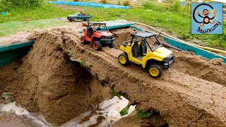 Машинки Игрушки - Машинки, Мост, Песок и Вода. Манкиту