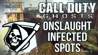COD Ghosts: All Best Onslaught Infected Jumps and Spots (COD Ghosts Multiplayer)