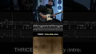 Thrice - Yellow Belly (intro) 🎸 #shorts #thrice #guitarriff