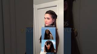 Brooke Shields inspired hairstyle ✨ #shortvideo #hairtok #haircare  #hairstyle