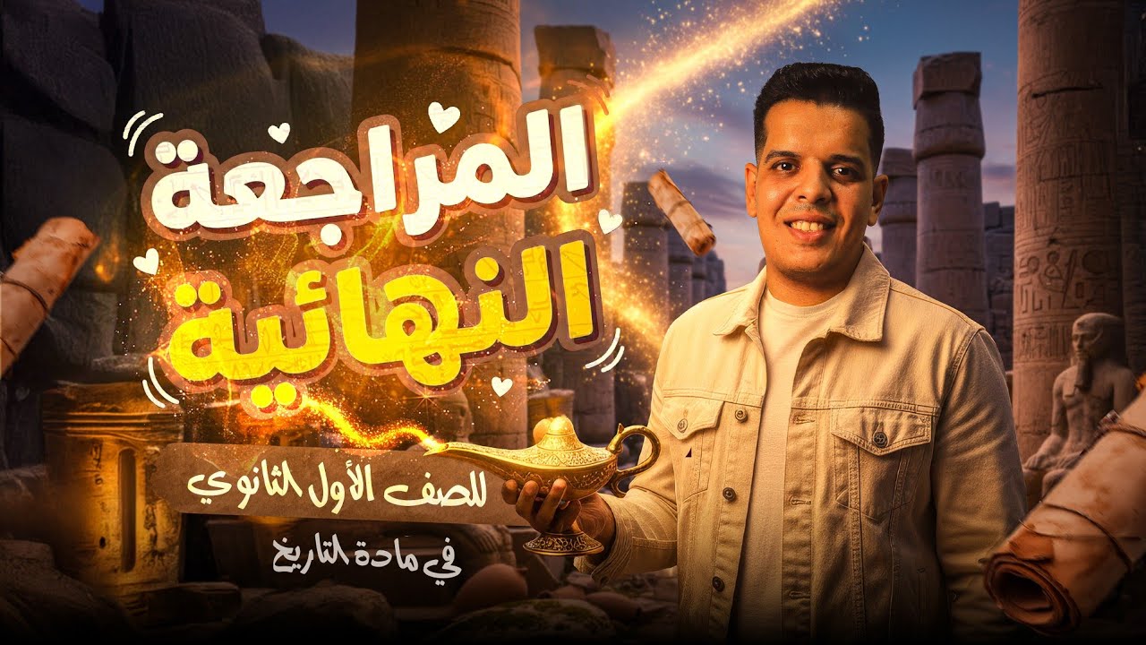 مراجعة ليلة الامتحان تاريخ 1 ثانوي ⏰📖 | شرح + أسئلة محلولة