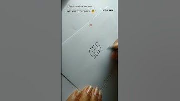 How to write PRIYA in bubble letters #shorts #tutorial #fyp