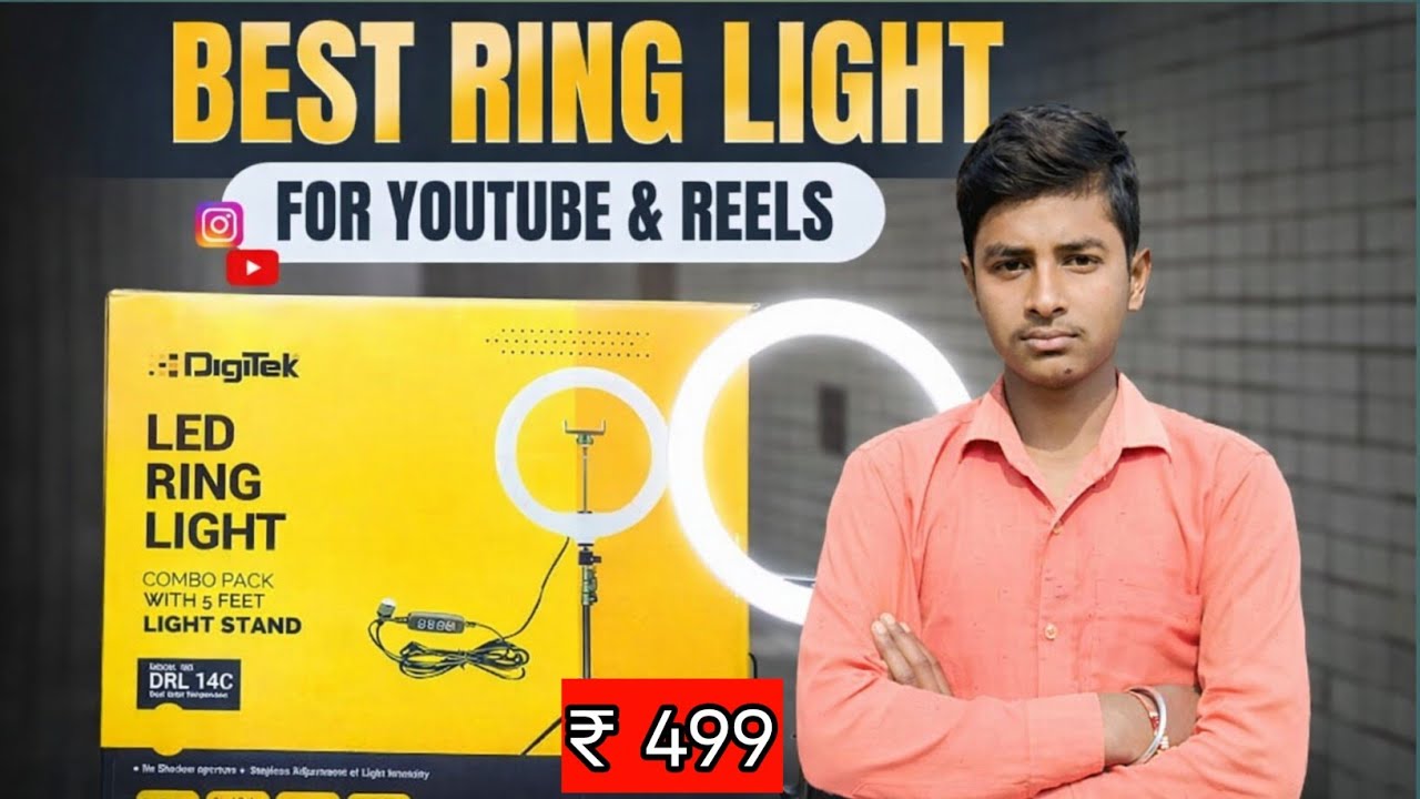 Best Budget Ringlight For Youtube & Reels 🔥 ₹499 Only 😱 Full Review !!Your