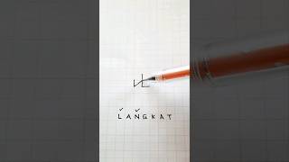 logo for LANGKAT #logo #logodesign #langkat #shorts