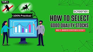 How to Select Good Long term Stocks/Screener.in basics(Educational Purpose only)