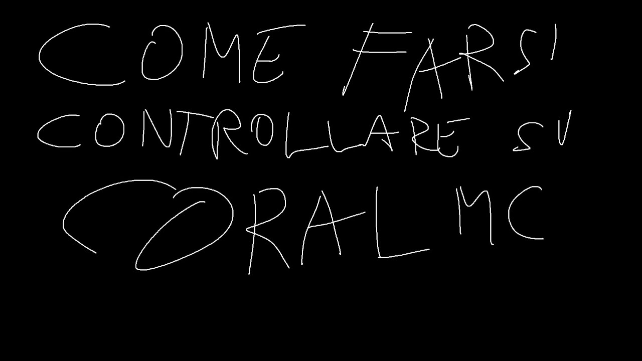 Come farsi fare un CONTROLLO HACK su CORALMC!