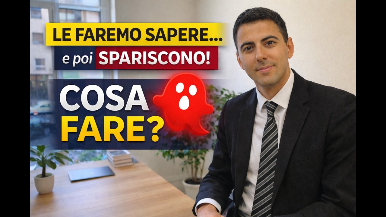 Le faremo sapere e poi scompaiono: ecco cosa fare