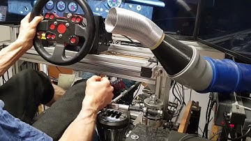 Sim Racing locked TH8a H-Shifter Mod in action
