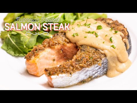 Chagi | Parmesan Crusted Salmon Steak