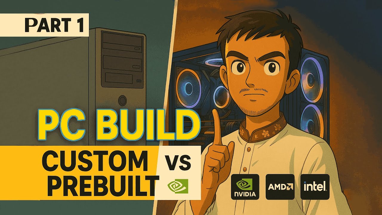 PC Build - Part 1 - Custom PC Build vs Prebuild PC.