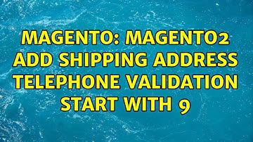 Magento: magento2 add shipping address telephone validation start with 9