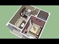 Sketchup Interior Design ( Apartment)