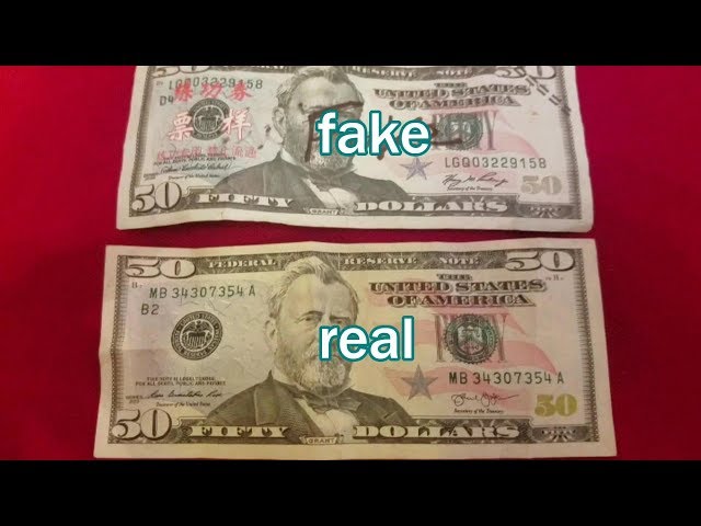 counterfeit 50 (top) vs real 50 (bottom) : r/mildlyinteresting